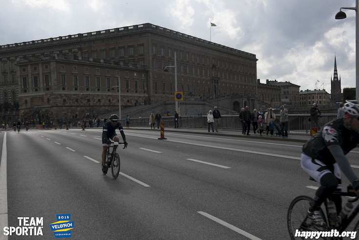Bild från Velothon Stockholm 2015 - Slottet