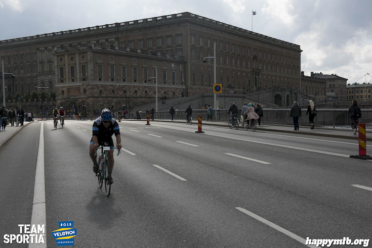 Bild från Velothon Stockholm 2015 - Slottet