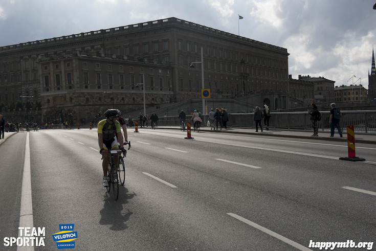 Bild från Velothon Stockholm 2015 - Slottet
