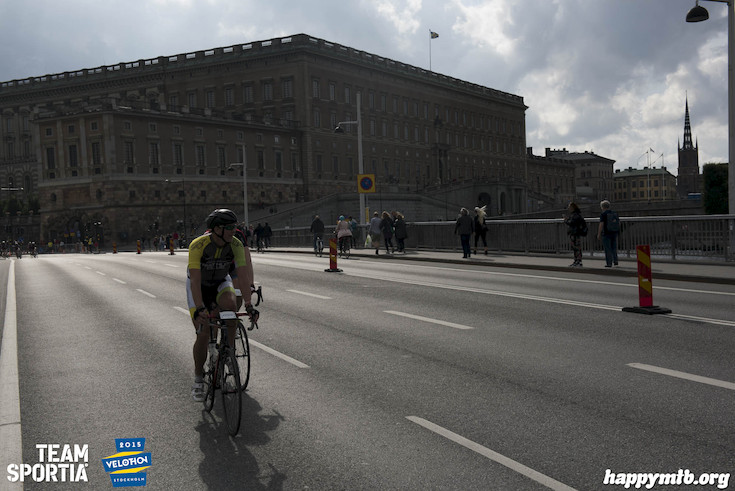Bild från Velothon Stockholm 2015 - Slottet