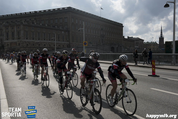 Bild från Velothon Stockholm 2015 - Slottet