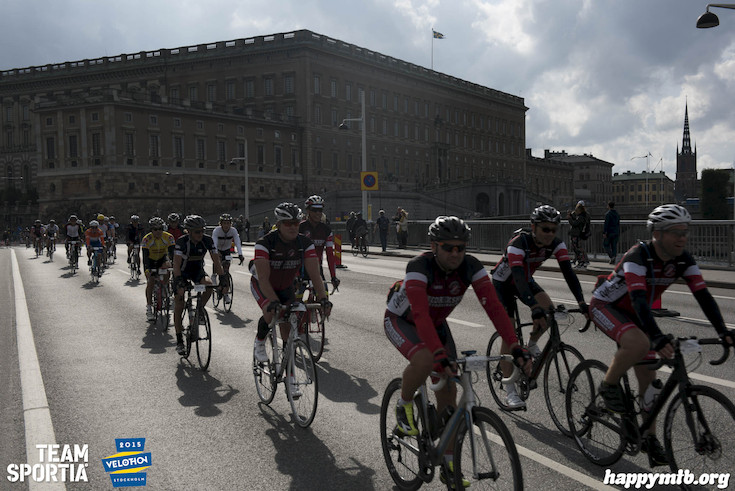 Bild från Velothon Stockholm 2015 - Slottet