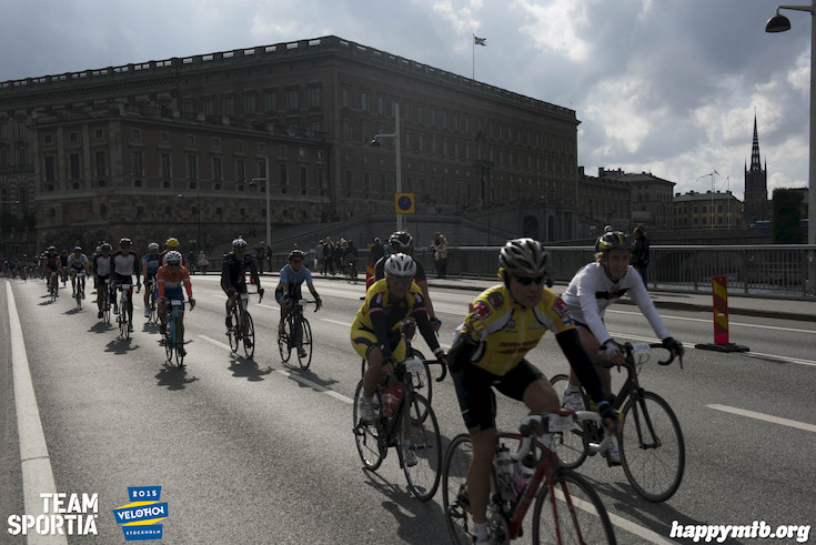 Bild från Velothon Stockholm 2015 - Slottet
