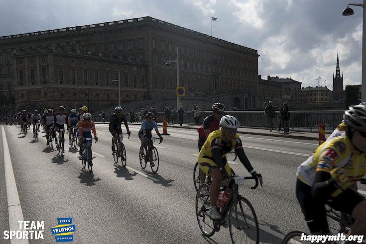 Bild från Velothon Stockholm 2015 - Slottet