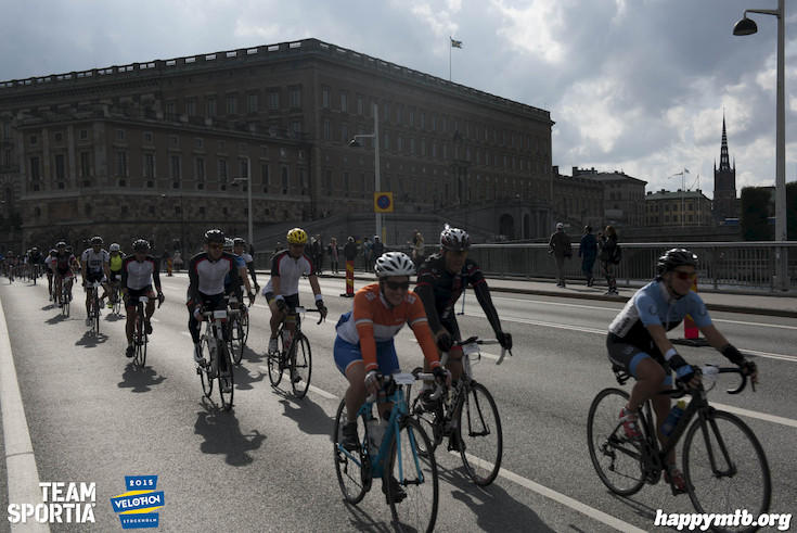 Bild från Velothon Stockholm 2015 - Slottet