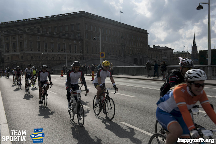 Bild från Velothon Stockholm 2015 - Slottet