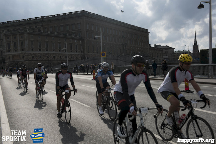 Bild från Velothon Stockholm 2015 - Slottet