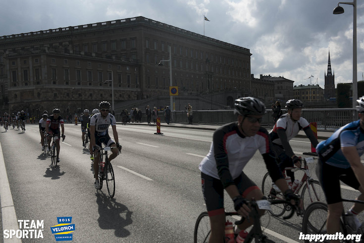 Bild från Velothon Stockholm 2015 - Slottet