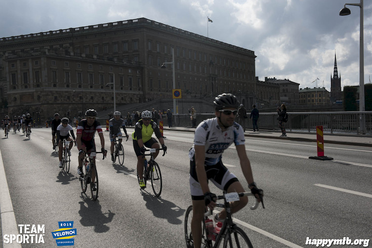 Bild från Velothon Stockholm 2015 - Slottet
