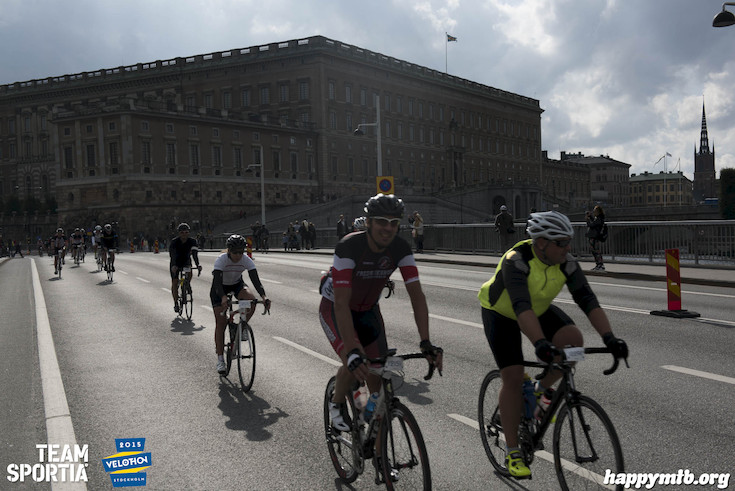 Bild från Velothon Stockholm 2015 - Slottet