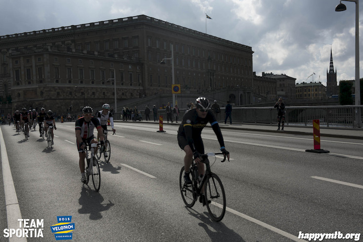 Bild från Velothon Stockholm 2015 - Slottet