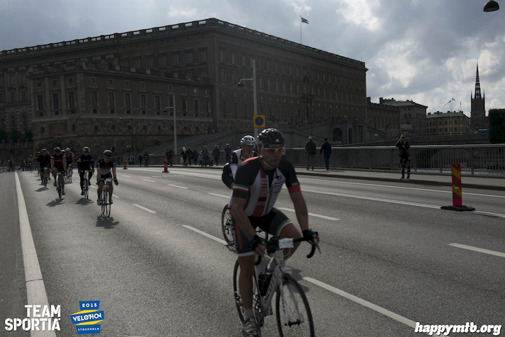 Bild från Velothon Stockholm 2015 - Slottet