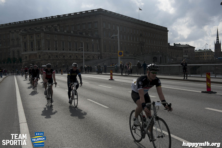 Bild från Velothon Stockholm 2015 - Slottet