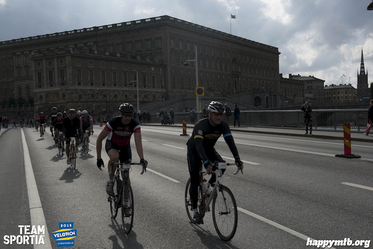 Bild från Velothon Stockholm 2015 - Slottet
