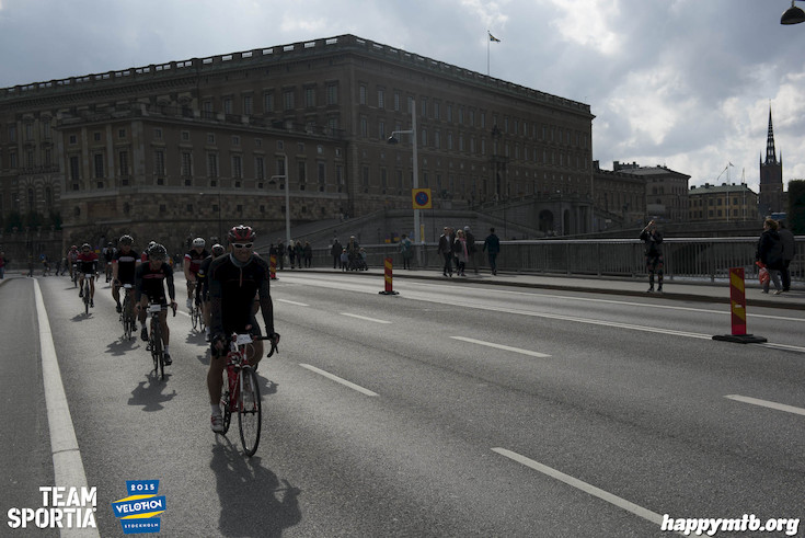 Bild från Velothon Stockholm 2015 - Slottet