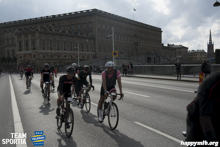 Bild från Velothon Stockholm 2015 - Slottet