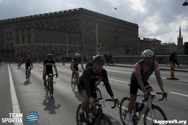 Bild från Velothon Stockholm 2015 - Slottet