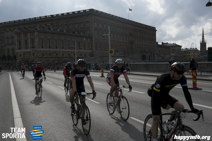 Bild från Velothon Stockholm 2015 - Slottet