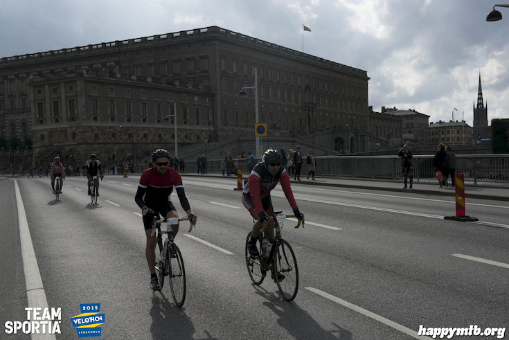Bild från Velothon Stockholm 2015 - Slottet