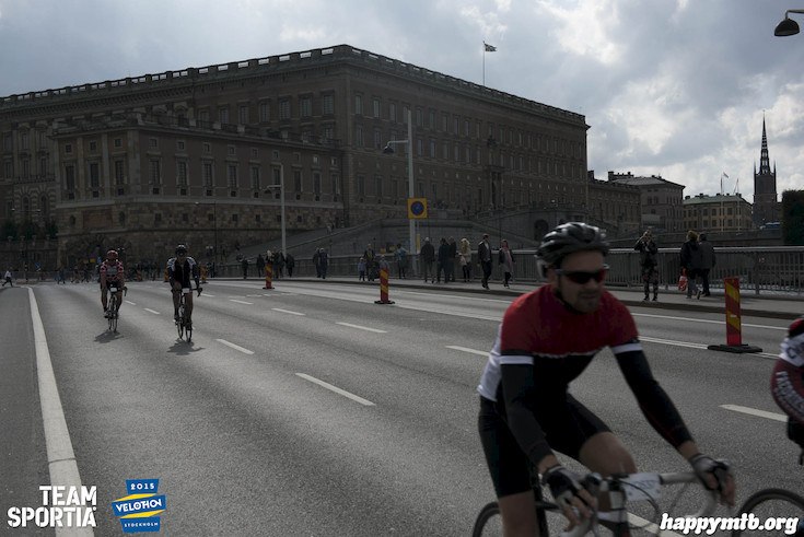 Bild från Velothon Stockholm 2015 - Slottet