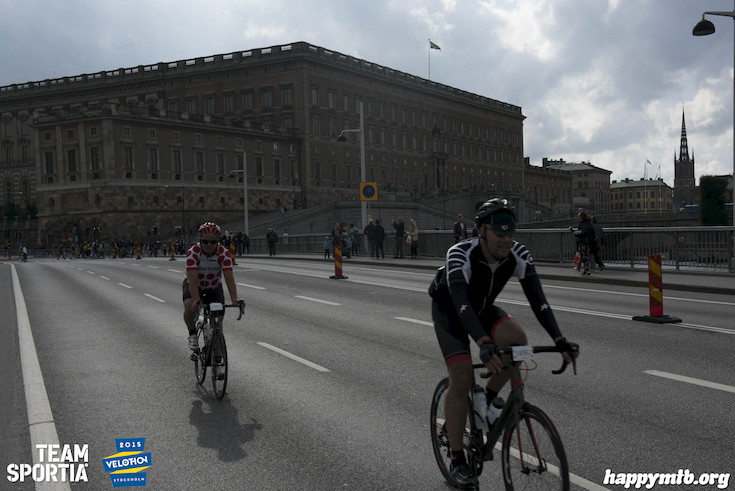 Bild från Velothon Stockholm 2015 - Slottet