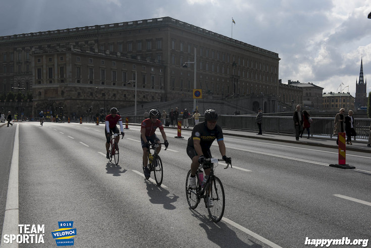 Bild från Velothon Stockholm 2015 - Slottet