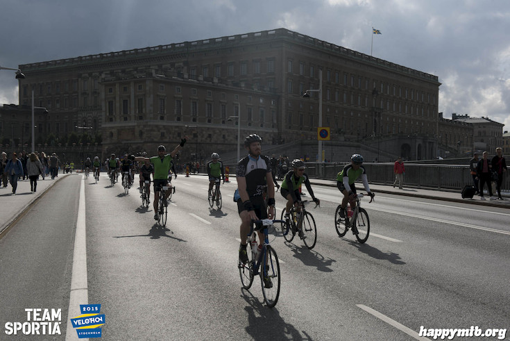 Bild från Velothon Stockholm 2015 - Slottet