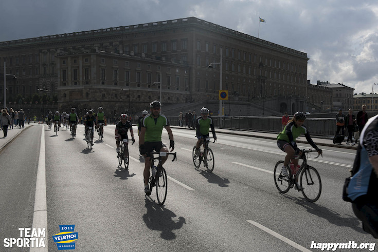 Bild från Velothon Stockholm 2015 - Slottet