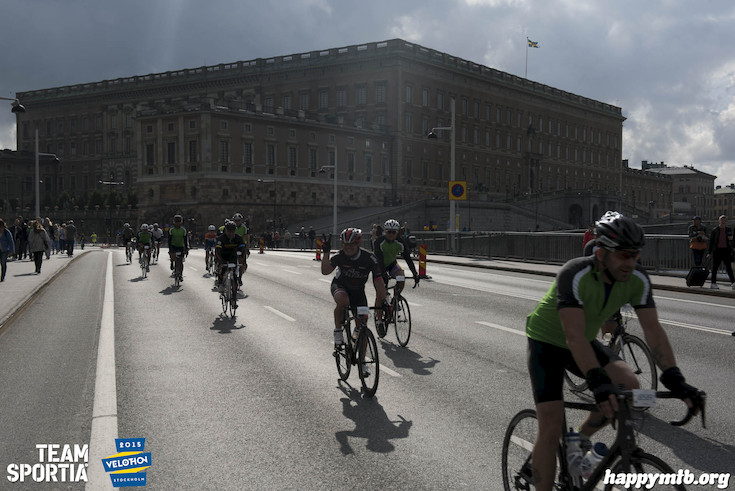 Bild från Velothon Stockholm 2015 - Slottet