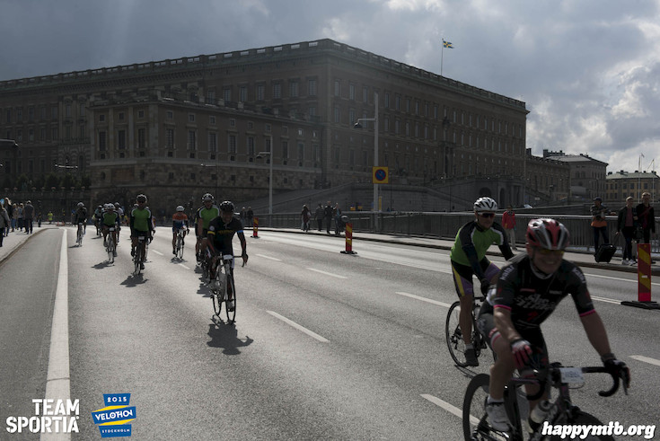 Bild från Velothon Stockholm 2015 - Slottet