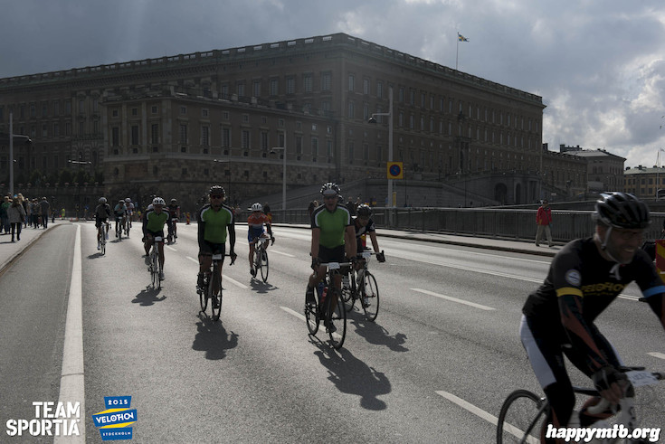 Bild från Velothon Stockholm 2015 - Slottet