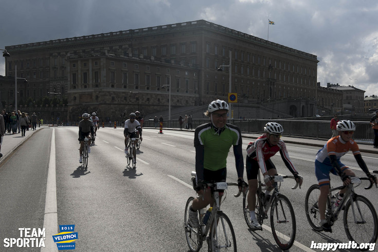 Bild från Velothon Stockholm 2015 - Slottet