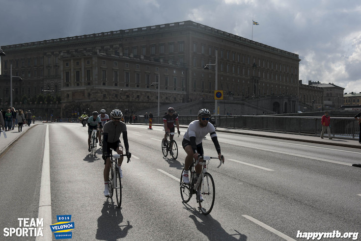 Bild från Velothon Stockholm 2015 - Slottet