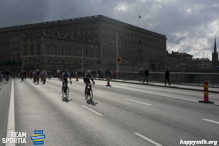 Bild från Velothon Stockholm 2015 - Slottet