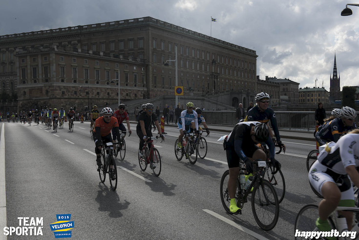 Bild från Velothon Stockholm 2015 - Slottet