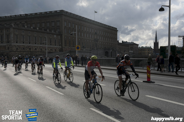 Bild från Velothon Stockholm 2015 - Slottet