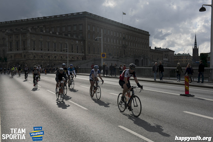 Bild från Velothon Stockholm 2015 - Slottet
