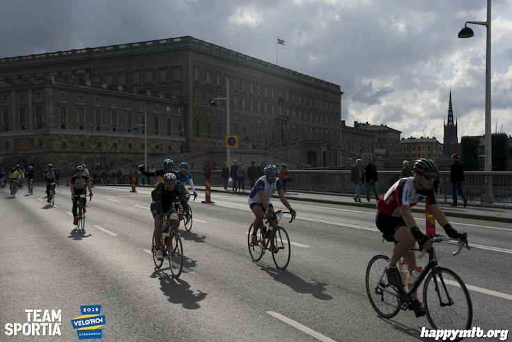 Bild från Velothon Stockholm 2015 - Slottet