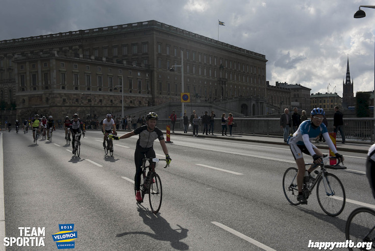 Bild från Velothon Stockholm 2015 - Slottet