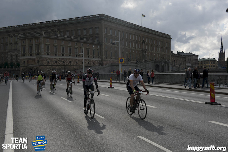 Bild från Velothon Stockholm 2015 - Slottet