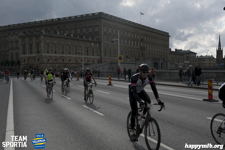 Bild från Velothon Stockholm 2015 - Slottet