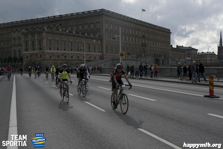 Bild från Velothon Stockholm 2015 - Slottet
