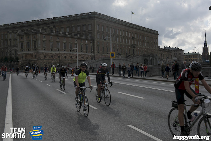 Bild från Velothon Stockholm 2015 - Slottet