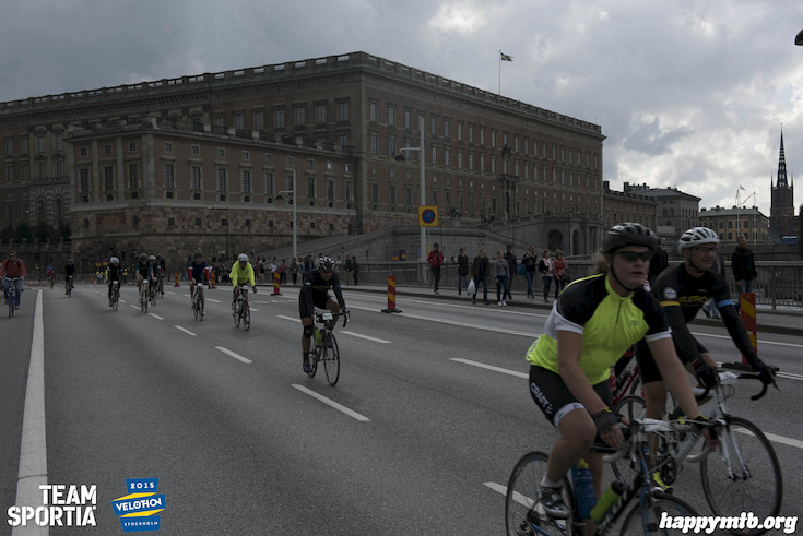 Bild från Velothon Stockholm 2015 - Slottet