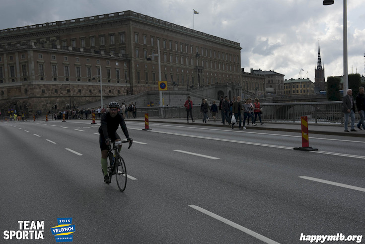 Bild från Velothon Stockholm 2015 - Slottet