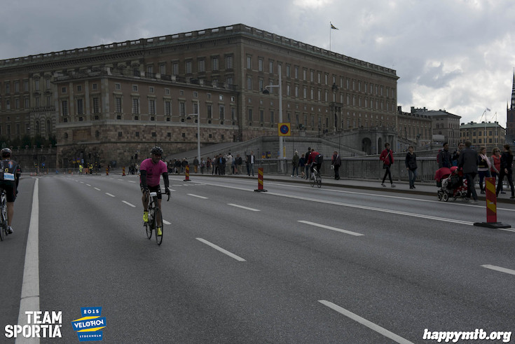 Bild från Velothon Stockholm 2015 - Slottet