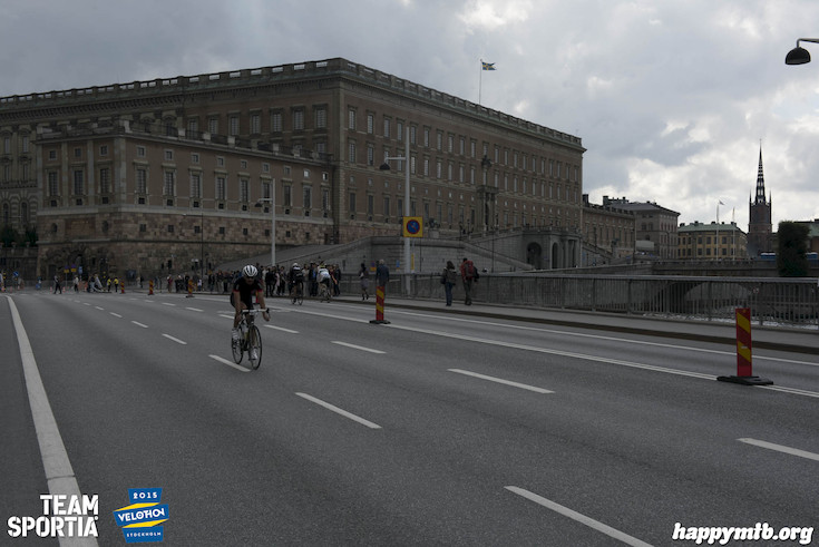 Bild från Velothon Stockholm 2015 - Slottet