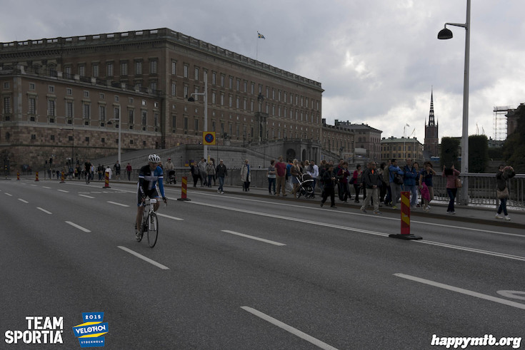 Bild från Velothon Stockholm 2015 - Slottet