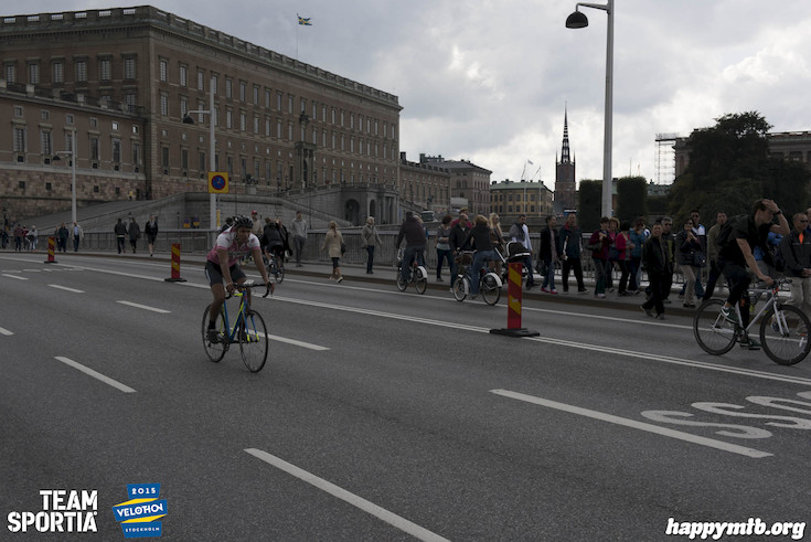 Bild från Velothon Stockholm 2015 - Slottet