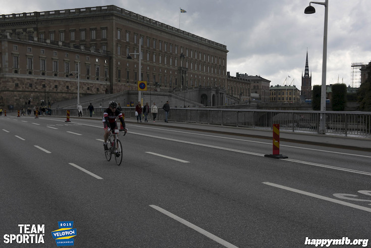 Bild från Velothon Stockholm 2015 - Slottet
